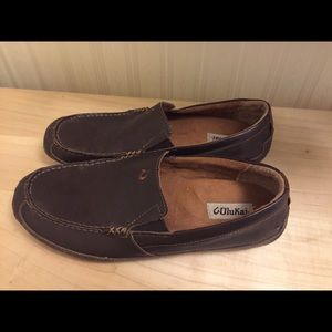 Leather Olukai slip on shoes-